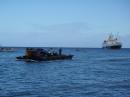 Landing craft from the Ryal Mail Ship "St Helena"